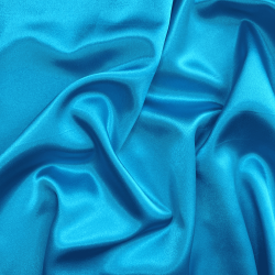 *Ткань Атлас-сатин, цвет Голубой (на отрез)  в Салавате