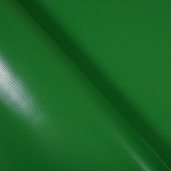 Ткань ПВХ 450 гр/м2, Зелёный (Ширина 160см), на отрез  в Салавате
