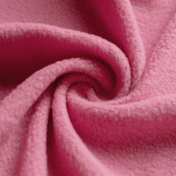 Флис Односторонний 130 гр/м2, цвет Розовый (на отрез)  в Салавате