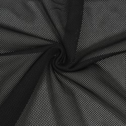 Трикотажная Сетка 75 г/м2, цвет Черный (на отрез)  в Салавате