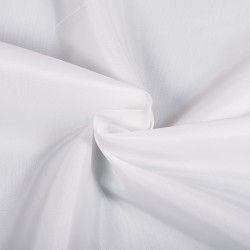Ткань подкладочная Таффета 190Т, цвет Белый (на отрез)  в Салавате