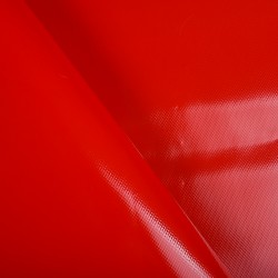 Ткань ПВХ 450 гр/м2, Красный (на отрез)  в Салавате