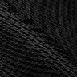 Прорезиненная ткань Оксфорд 600D ПВХ, Черный (на отрез)  в Салавате