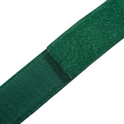 Контактная лента 40мм (38мм)  Зелёный (велькро-липучка, на отрез)  в Салавате