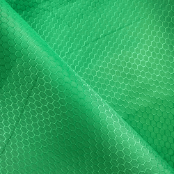 Ткань Оксфорд 300D PU Рип-Стоп СОТЫ, цвет Зелёный (на отрез)  в Салавате