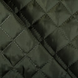 Стеганая подкладочная ткань с синтепоном (100гр/м2), цвет Хаки (на отрез)  в Салавате