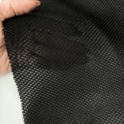 Сетка 3D трехслойная Air mesh 165 гр/м2, цвет Черный (на отрез)  в Салавате