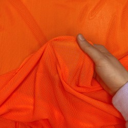 Трикотажная Сетка 75 г/м2, цвет Оранжевый (на отрез)  в Салавате