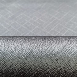 Ткань Блэкаут для штор светозатемняющая 100% &quot;Орнамент Серый&quot; (на отрез)  в Салавате