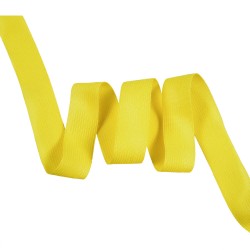 Окантовочная лента-бейка, цвет Жёлтый 22мм (на отрез)  в Салавате